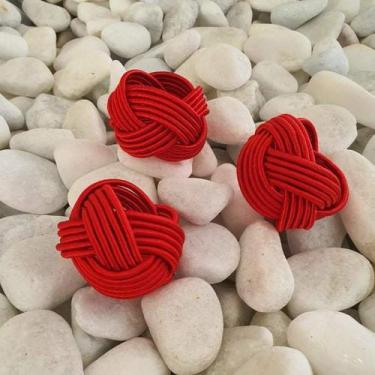 Imagem de Kit 06 Anéis Porta Guardanapo Argola Prendedor Mesa Posta Trançado Ver