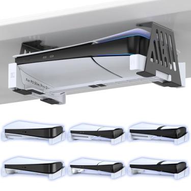 Imagem de Kytok Suporte de mesa PS 5 para todos os modelos PS-5 em disco e versão digital, suporte de mesa de metal PS-5 com design oculto, suporte PS 5 compatível com console Play Station 5/Slim/Pro