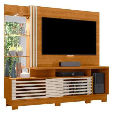 Imagem de Estante Painel Para Tv 60 Pol 200cm Sam Z10 Off Cinamomo Mpozenato