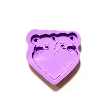 Imagem de F1300 molde de silicone namorados confeitaria biscuit - confeitaria do