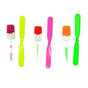 Imagem de Pirulito Sorvetinho de Fruta Giro Hélice com Palito Neon 3Un - Danilla
