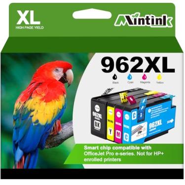 Imagem de Pacote de substituição de cartuchos de tinta 962XL para HP 962 962XL cartuchos de tinta para impressora HP Officejet Pro 9015e 9025e 9018e 9025e 9010 9015 9025 9020 para HP 962 XL (preto ciano magenta