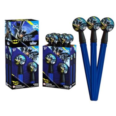 Imagem de Lança Bolha de Sabão Bubble Stick Personagens 130ml Bastão (Batman (3 Un))