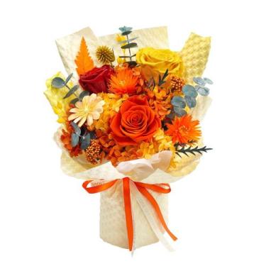 Imagem de Buquê de flores preservadas QOEAZY para presentes de Dia das Mães