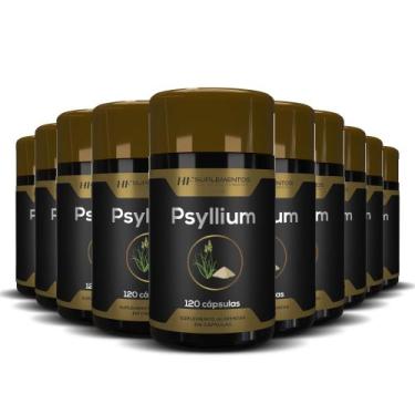 Imagem de 10x psyllium 120 cápsulas hf suplementos