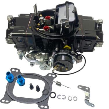 Imagem de Carburador elétrico de alumínio 4150 Double Pumper 750 CFM, modelo 4150, substituição a gasolina para carburador duplo Holley 0-4779SAE, 0-4779CE (750CFM)