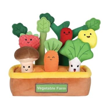 Imagem de JunZheHub Brinquedos Sensoriais Brinquedos Puxar Vegetais Separar Alimentos Conjunto Interativo Brinquedo de Aprendizagem de Habilidades Motoras Finas para