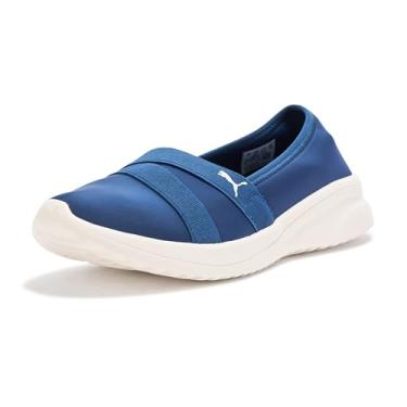 Imagem de PUMA Tênis feminino Adelina 2.0, Azul persa branco quente Ah25, 39