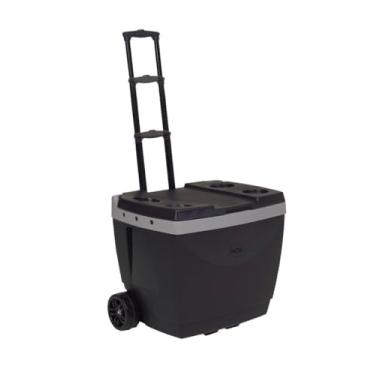 Imagem de Caixa Termica Cooler Alça Roda Lillos Pet Diversos Tamanhos 12l 34l 42l (Preto, 42 Litros)