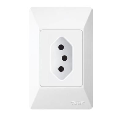 Imagem de Tomada 2P + T 10A 250 Volts Sistema Externo - 1405 - FAME