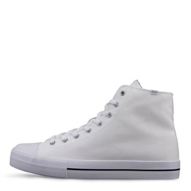 Imagem de Lugz Tênis masculino Stagger Hi Classic Fashion, Branco, 37