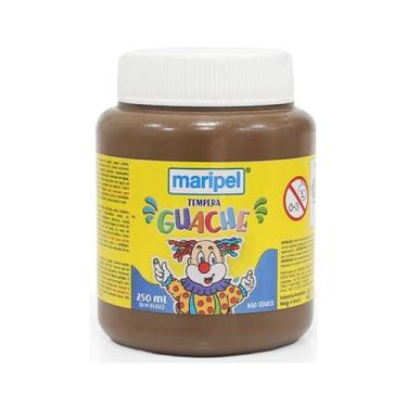 Imagem de Tinta Guache 250ml Marrom Maripel