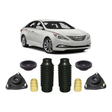Imagem de 2 Kit Coxim Batente Dianteiro Hyundai Sonata 2013 2014 2015
