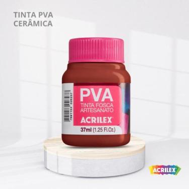 Imagem de Tinta pva fosca para artesanato com 37ml cor ceramica - ACRILEX