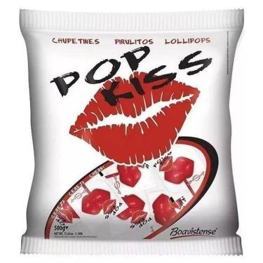 Imagem de Pacote Pirulito Pop Kiss Cereja Florestal 100 Unids De 10G