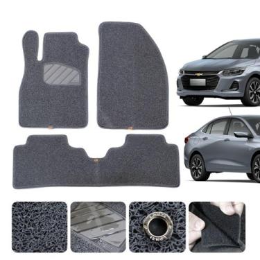 Imagem de Kit Completo Tapete Carro New Onix Plus 2024 a 2026 Capacho Vinil Cor 