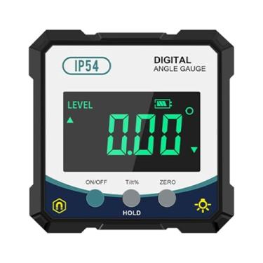 Imagem de Stgfyxgs Medidor de ângulo de nível digital, inclinômetro digital, transferidor, função de retenção de dados para carpintaria
