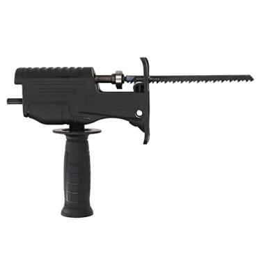 Imagem de LiebeWH Adaptador de Serra Alternativa Elétrica, Material ABS Portátil Com 3 Lâminas de Serra, Ideal para Cortar Madeira, Metal e Plástico para DIYers