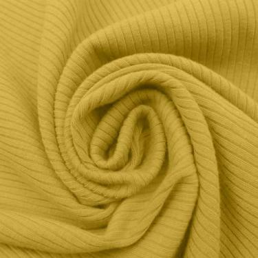 Imagem de Stylish FABRIC Tecido de malha canelada 134.6 cm de largura 4x2 da Yard – Mistura de poliéster rayon elastano – 370 g/m² – pesado, vestidos elásticos em 4 vias, leggings, loungewear e artesanato de