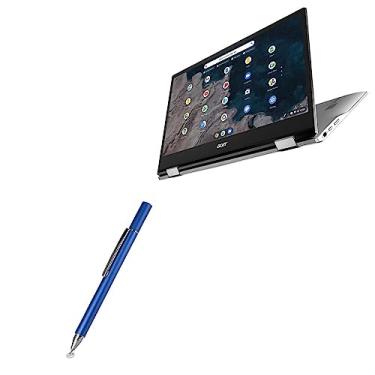 Imagem de Caneta Stylus BoxWave compatível com Acer Chromebook Spin 513 (CP513-1H) (Caneta Stylus da BoxWave) - Caneta Stylus capacitiva FineTouch, caneta Stylus super precisa - Azul lunar