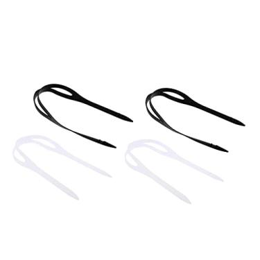 Imagem de F Fityle 4 peças preto + óculos de natação universais transparentes para natação óculos de natação pulseira de silicone acessórios sobressalentes de reposição