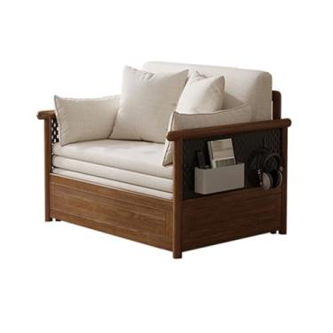 Imagem de Sofá-cama dobrável Sofá-cama individual de design moderno, sofá-cama dobrável, poltrona portátil, para sala estar, quarto