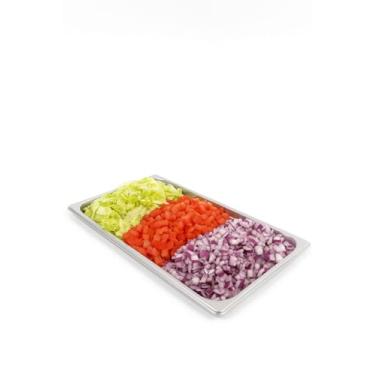 Imagem de Cuba Gastronomica Gn 1/1x20mm 530x325mm Aço Inox E 0,7mm