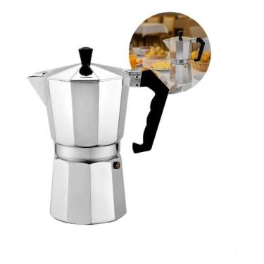 Imagem de Cafeteira Italiana Alumínio 9 Xícaras Café Expresso 450ml Prateado - J