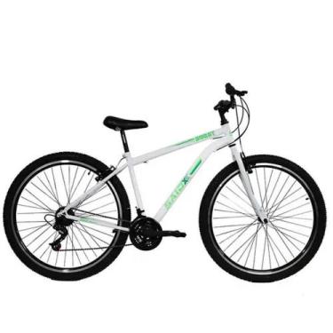 Imagem de Bicicleta Aro 29 Bike Aço Carbono 21 Marchas SAIDX, Branco, TU