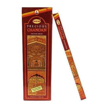 Imagem de Incenso Carvão Hem Precious Chandan / Sândalo - 8 Varetas - Incenso im