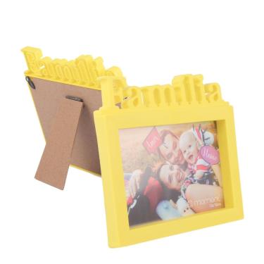 Imagem de Porta Retrato de Plástico 10x15 Moldura Família - Tudo em Caixa