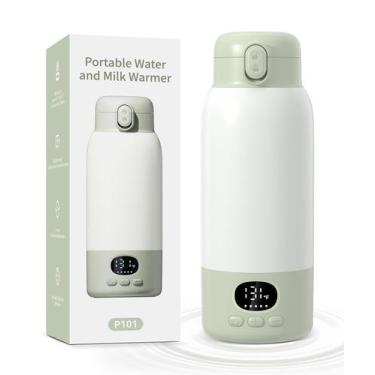 Imagem de Aquecedor de mamadeiras portátil Lxlu Green5 500mL de aquecimento rápi
