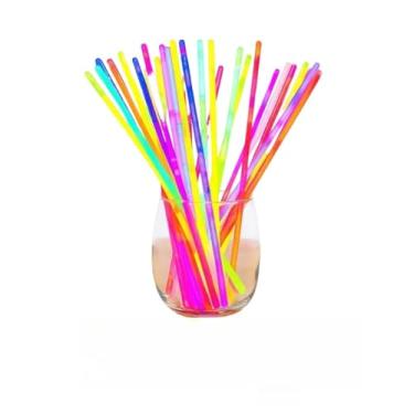 Imagem de Kit Pulseira Neon Fluorescente Festa Alto Brilho Carnaval Casamento(Kit Com 50)