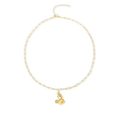 Imagem de Colar de verão para mulheres, joias de praia, pingente pequeno, com contas de peixe, joias modernas, presente para mulheres, roupa de verão feminina