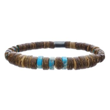 Imagem de Pulseiras de chacra para mulheres, pulseira de pedras curativas, pulseira de contas, ioga, equilíbrio, energia, óleo essencial, alívio da ansiedade, joias, presentes modernos, Medium, Latão, Sem Pedra