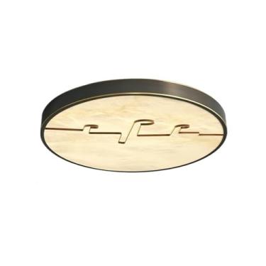 Imagem de Luz de teto Luminária de teto redonda moderna e simples para sala estar, restaurante, quarto casa