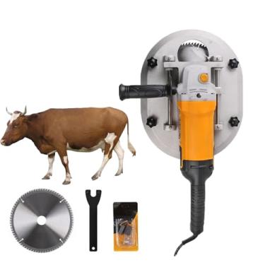 Imagem de Descorneador EléTrico PortáTil De 1700 W, Com LâMina De Serra E AlçA Auxiliar, Velocidade De RotaçãO De 8500 Rpm, DiâMetro De 85 Mm Para Todos Os Animais Com Chifres