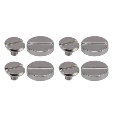 Imagem de Zerodis Conjunto de Parafuso do Rebite Parafuso de Encadernação Post Rebite e Parafuso Kit de Parafuso 50 Rebites Planos de Cabeça Plana e 50 Parafusos Artesanato de Encadernação para Reparar e Decorar Roupas Parafuso de Rebite Conjunto de Parafuso Alto