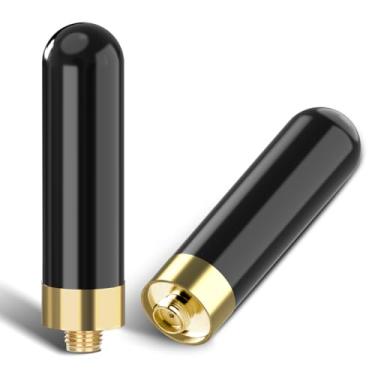 Imagem de Antena curta de rádio amador 5 cm de longo alcance banda dupla VHF UHF 144/430Mhz compatível com BAOFENG UV-5R MINI DM32 UV-32 5RM BF-F8HP PRO K5 Plus Acessórios de antena SMA-Fêmea, pacote com 2