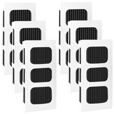 Imagem de Pacote com 6 filtros de ar para geladeira Pure Air Ultra II Frigidaire Gallery compatível com substituição de filtro de ar Paultra2 Frigidaire e geladeiras Electrolux 242047805