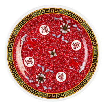 Imagem de Thunder Prato de jantar de melamina, 15 cm, 1006TR, utensílios de mesa de plástico resistente (pacote com 12)