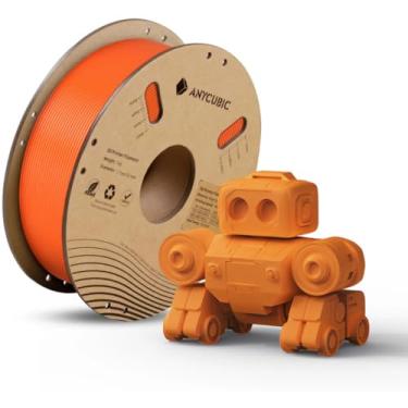 Imagem de Filamento para Impressora 3d Anycubic PLA High Speed 1.75mm 1kg Cor Laranja Orange