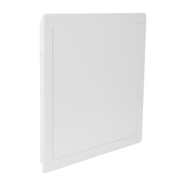 Imagem de Repa Market Painel de acesso 12 x 12 para drywall e teto - painel de porta de plástico ABS branco, placa de cobertura de furo de parede - à prova de ferrugem, fácil acesso e instalação, porta