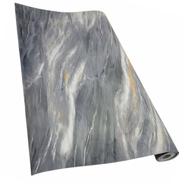 Imagem de Papel de Parede Autocolante Adesivo Marmore Obra Construçao Reforma Reparo Envelopamento Casa Cozinha Quarto Moveis