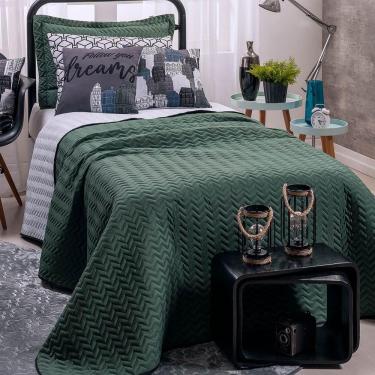 Imagem de Cobre Leito Solteiro Colorful Dupla Face 200 Fios 5 Peças Street House