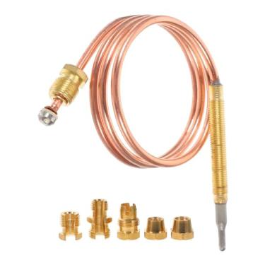 Imagem de Sensor termopar externo de 600 mm para churrasqueira e aquecedor - Recurso desligamento automático para maior segurança(Rose Gold)