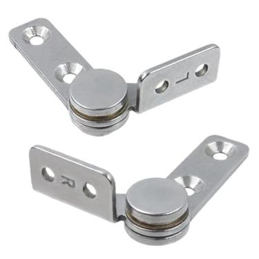 Imagem de LC LICTOP Dobradiça de eixo de torque 3 N.M, 1 par de dobradiças de fricção de amortecimento de posicionamento ajustável de 0,68 polegadas para caixa de janela de porta de armário de mesa dobrável