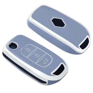 Imagem de Capa protetora para chave de carro para Renault Captur Megane Sandero Stepway Logan Clio 5 2022 Arkana 2020 2021 Kwid 2023