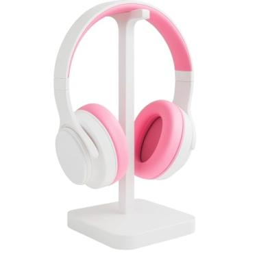 Imagem de Suporte para Headset, Headphone e Fone de Ouvido Gamer – Moderno, Ideal para Mesa e Escritório -TYDA (BRANCO)