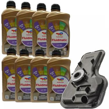 Imagem de Kit Troca de 8 litros de Óleo e Filtro Câmbio Automático Cobalt e Spin